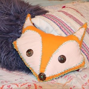 Plush Fox Pillow